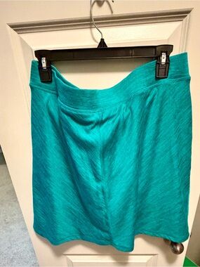 Talbots Teal A-Line Skort
